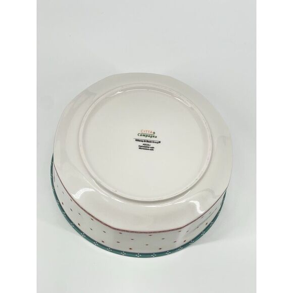 Villeroy & Boch Citta & Campagna Ascoli Large 10” Vegetable Serving Bowl - Picture 5 of 6